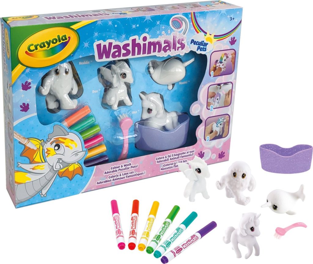 Leuk cadeautje meisje 3 jaar: washimals van crayola