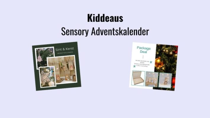 Kiddeaus Sensory Adventskalender en package deal - Adventskalender voor kinderen - GeraRaakt.nl