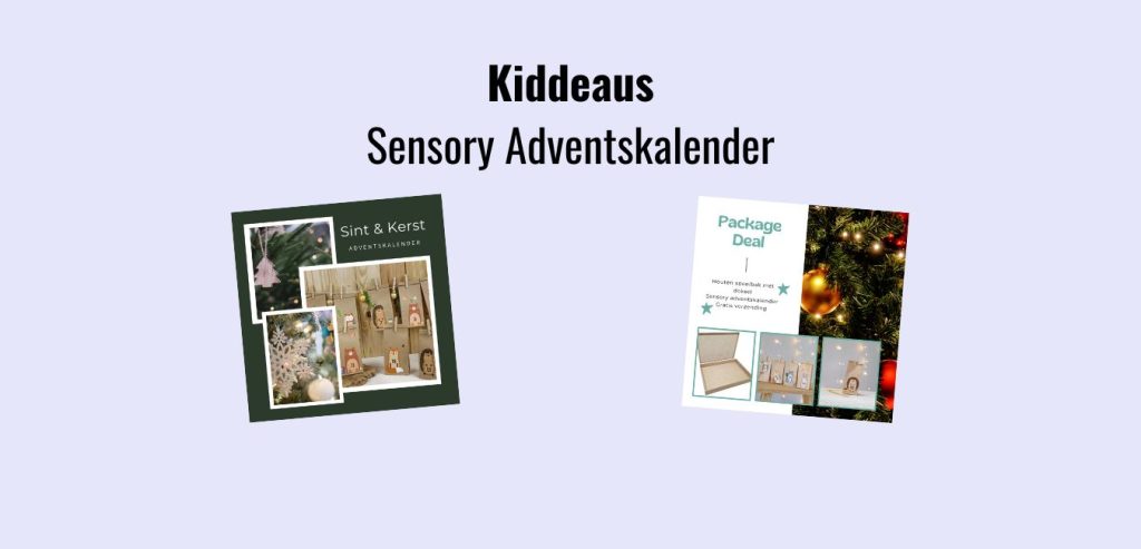 Kiddeaus Sensory Adventskalender en package deal - Adventskalender voor kinderen - GeraRaakt.nl